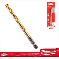 Milwaukee Csigafúró készlet HSS-G TiN 6.5 mm 1 db 1/4" RED HEX Milwaukee