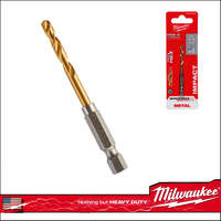 Milwaukee Csigafúró készlet HSS-G TiN 4.2 mm 1 db 1/4" RED HEX Milwaukee