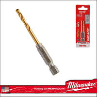 Milwaukee Csigafúró HSS-G TiN 3.5 mm 2 db/cs 1/4" RED HEX Milwaukee