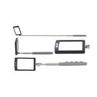Kraftmann Tükör 41x64 mm teleszkópos 290-876 mm beépített 2 db LED világítás