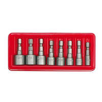 TOYA Csavarbehajtó hatlap csavarra készlet 5-13mm 8db