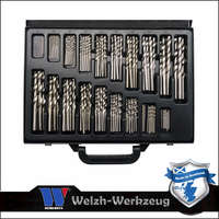 Welzh Werkzeug Csigafúró Klt. HSS 170 db-os - műanyag kofferben - Welzh