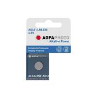 AgfaPhoto Elem 1.5V - LR1130, LR54, AG10 gombelem - AgfaPhoto (AGFA-LR1130-A)