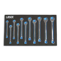 Laser Tools Csillag-villáskulcs készlet 11 db-os 15-25 mm EVA tálcán - Laser