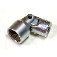 Genius Tools Dugókulcs - crowafej 1/4" 12 szög csuklós 6 mm Genius