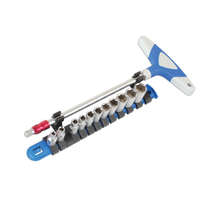 Laser Tools Dugókulcs készlet T-hajtókarral 1/4" - 12 db-os 4 - 13 mm Motorkerékpár