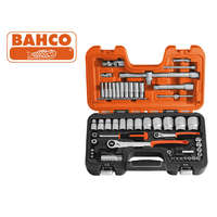 BAHCO Dugókulcs készlet 1/4" - 1/2" 4-32 mm 12 szögű 56 db-os - Bahco