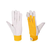 PortWest Kesztyű Premium sertésbőr Work 9-es L Sárga