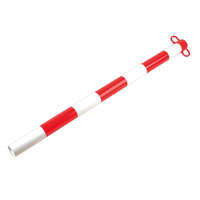 Laser Tools - UK Kordon oszlop - műanyag lánc befűzővel piros-fehér - Laser