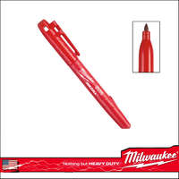 Milwaukee Jelölő filctoll alkoholos, hegyes 1 mm Milwaukee INKZALL - PIROS