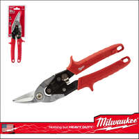 Milwaukee Lemezvágó olló, szinkódolt PIROS balos 260 mm - 0.6-1.0 mm - Milwauk