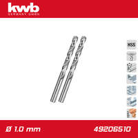 KWB Csigafúró 1,0 mm HSS-G DIN 338 Silver Star 2 db-os - KWB