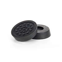 PTC Tools Gumipogácsa krokodil emelőhöz 55x13 mm - pöttyös - fekete