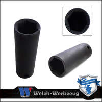 Welzh Werkzeug Lok-Typ Légkulcsfej - gépifej 1/2" 16 mm 6 lap hosszú - Welzh
