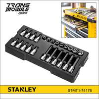 Stanley Stanley tálcás dugókulcs és rátűzőkulcs készlet Torx 1/2" 24r.