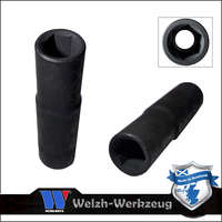 Welzh Werkzeug Lok-Typ Légkulcsfej - gépifej 3/8" 10 mm 6 lap hosszú - Welzh