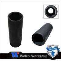 Welzh Werkzeug Lok-Typ Légkulcsfej - gépifej 3/8" 16 mm 6 lap hosszú - Welzh