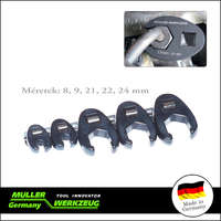 Müller-Werkzeug Villáskulcs adapter készlet nyitott 3/8" 5 db: 8-24 mm "Crowfoot"