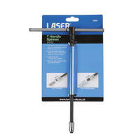 Laser Tools T-kulcs 1/4"-es bitbefogó és 1/4"-es dugófej 2:1-ben fix hajtószár