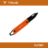 TRUE Vágókés, összecsukható Modern Keychain Knife - Narancs-Fekete - True