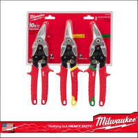 Milwaukee Lemezvágó olló, szinkódolt bal-jobb-egyenes 3db készlet - Milwau