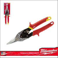 Milwaukee Lemezvágó olló, szinkódolt SÁRGA egyenes 260 mm - 0.6-1.0 mm - Milwauk