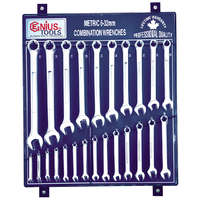 Genius Tools Csillag-villáskulcs készlet 48 db-os /2x24 db/ fali fém - Genius