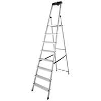 KRAUSE Létra ALU lépcsőfokos álló 1x 8 fokos - Krause Monto SAFETY