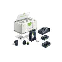 Festool Fúró-csavarbehajtó, akkus 18V 2db 3Ah CXS 18 C 3,0-Set