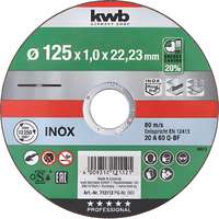 KWB Vágókorong 125 x 1.0 x 22,23 mm - AKKU-TOP Energy Saving - KWB