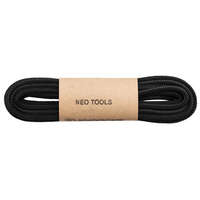 Neo Tools Munkavédelmi cipőhöz, cipőfűző kör alakú 120 cm 1 pár - Fekete
