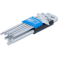 BGS Technic Torxkulcs "L" alakú készlet 09 db-os T10-T50 gömbvégű - BGS