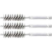 BGS Technic - Germany Motor-hengerfej furat tisztító kefe 14 mm 3 db-os készlet 1/4" - BGS