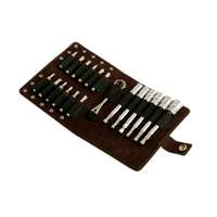 Laser Tools Motorkerékpár szerelő 19 db-os készlet1/4"-os rozsdamentes kis racsnival