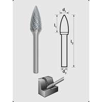 Berger Turbómaró 12 x 25 mm csúcsíves forma, hegyes végű, SPG 1225/S6 MX
