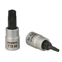 Proxxon Rátűzőkulcs - crowa+bit 1/4" torx, furatos T10 Proxxon