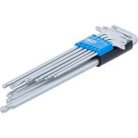 BGS Technic Torxkulcs "L" alakú készlet 09 db-os T10-T50 gömbvégű hosszított - BGS