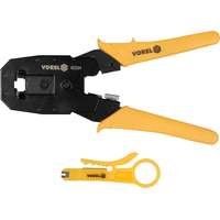 VOREL Fogó, krimpelő RJ45, RJ10, RJ11, RJ12