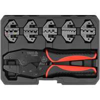 YATO Fogó, krimpelő fogó készlet cserélhető pofákkal 0,5-16 mm2 -