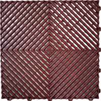 SwissDeck - Made in Holland Műhelypadló - SwissDeck RibDeck Classic 33,3 x 33,3 cm - Wine Red