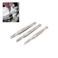 Laser Tools Kábelcsatlakozó tisztító gyémánt reszelő csipesz készlet 3 db apa saruhoz