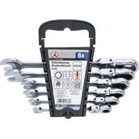 BGS Technic Csillag-villás racsnis-csuklós készlet 6 db-os 8-19 mm -BGS