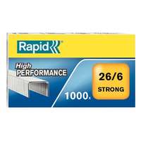 RAPID Tűzőkapocs RAPID Strong 26/6 horganyzott 1000db/doboz