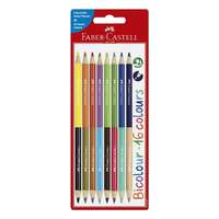 FABER-CASTELL Színes ceruza FABER-CASTELL Bicolor kétszínű 8 db/készlet 16 szín/ készlet