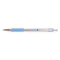 ZEBRA Golyóstoll ZEBRA F-301 fém tollbetéttel pasztell kék