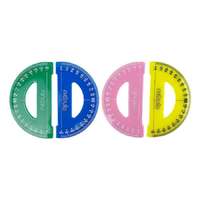 NEBULO Szögmérő NEBULO 180 fokos 10 cm műanyag színes