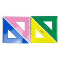 NEBULO Vonalzó NEBULO háromszög 45 fokos 15 cm színes