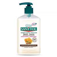SANYTOL Folyékony szappan SANYTOL antibakteriális mandulatej és méhpempő 250ml