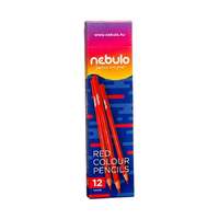 NEBULO Színes ceruza NEBULO háromszögletű piros