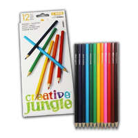 CREATIVE JUNGLE Színes ceruza CREATIVE JUNGLE hatszögletű fehér dobozos 12 db/készlet